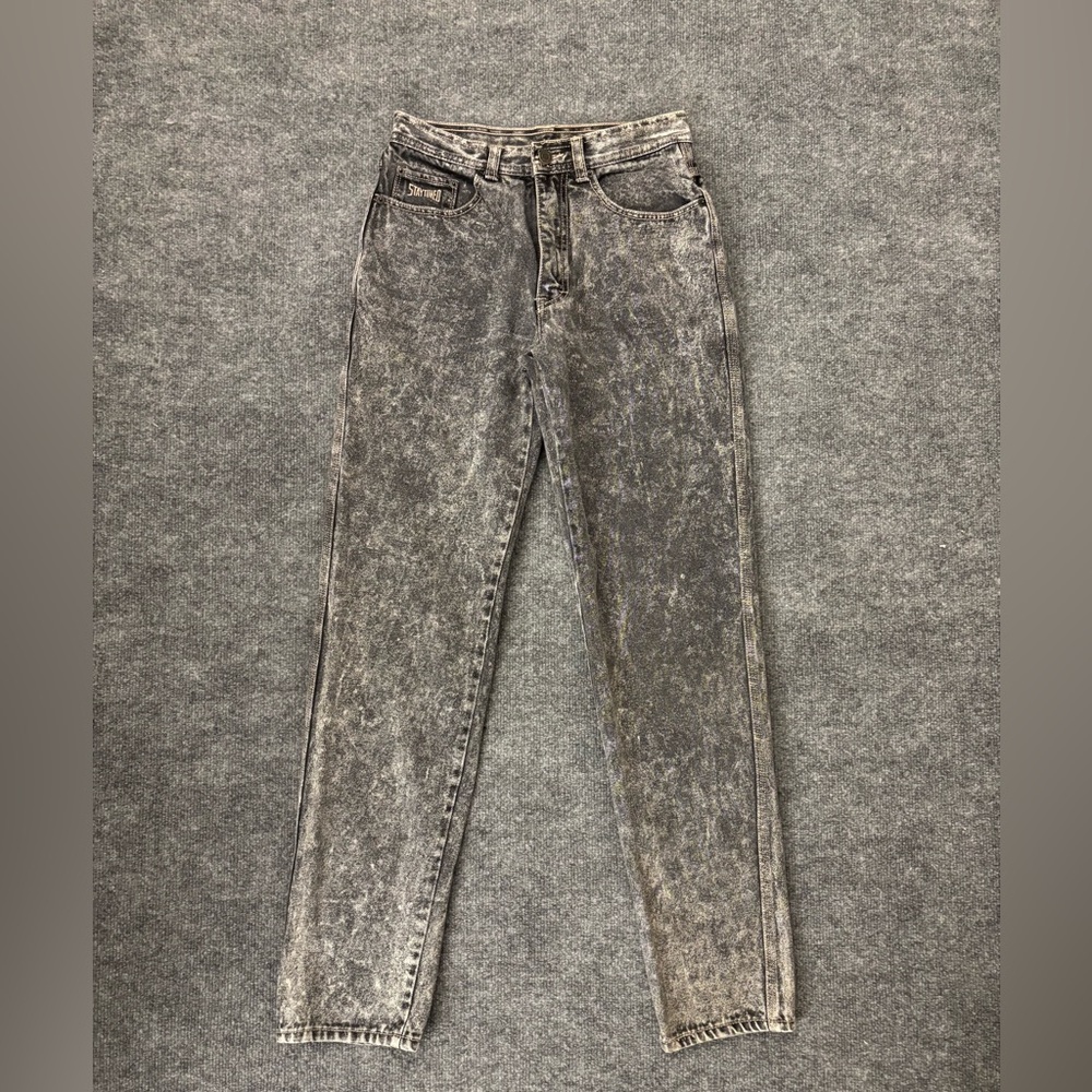 Vintage Stay Tuned Acid Wash Jeans
